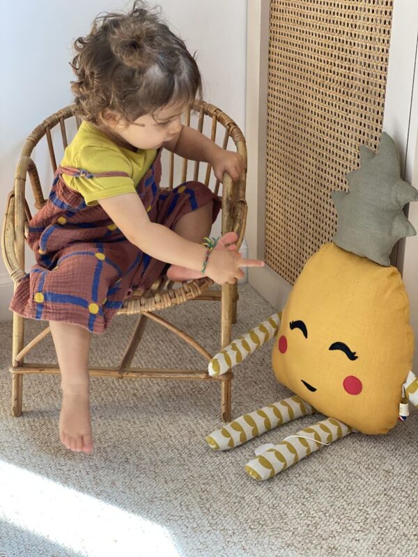 Coussin musical Ananas Personnalisable