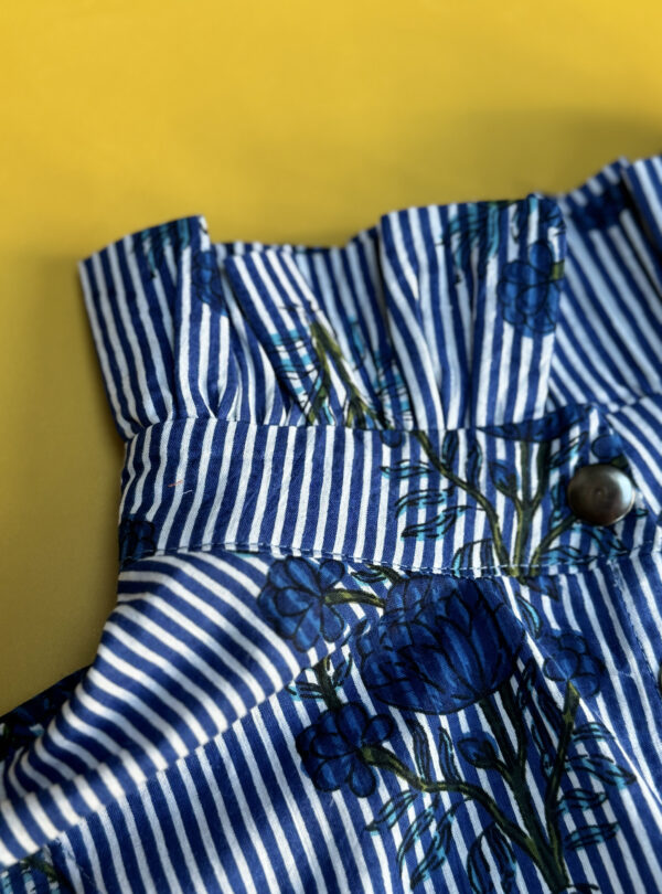 Col amovible Fleurs Bleues – Image 3