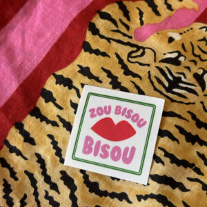 lot étiquettes à coudre - Zou Bisous Bisous